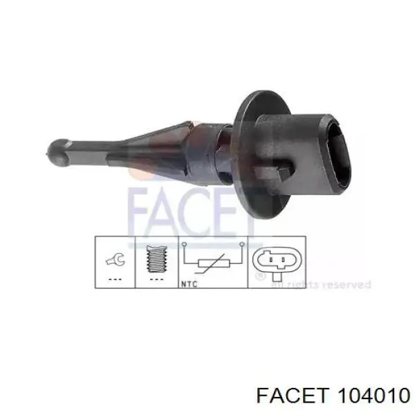 Sensor, temperatura del aire de admisión Subaru Forester 2 S11, SG