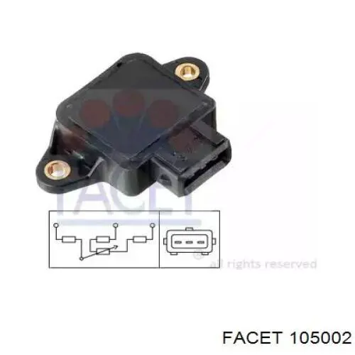 550267 ERA Sensor de posición del acelerador
