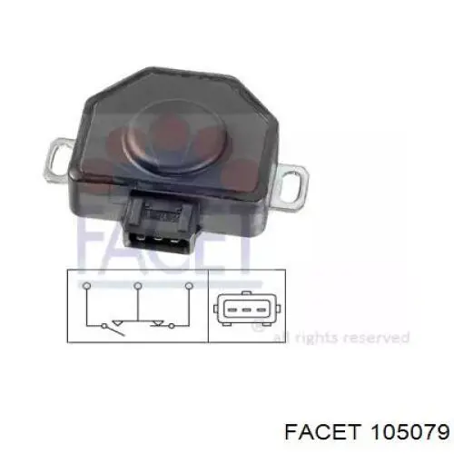 Sensor, posición mariposa Nissan Qashqai 2 J11