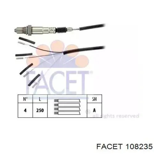 Sonda lambda de oxígeno posterior al catalizador 77761 FAE