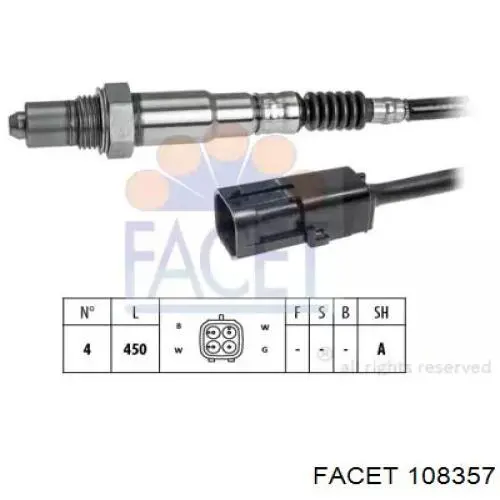 21120385001020 Lada Sensor de oxígeno previo al catalizador