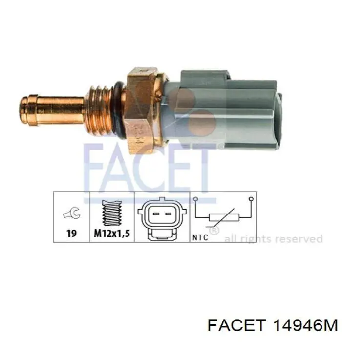 14946M Facet grupo de contacto del distribuidor de encendido