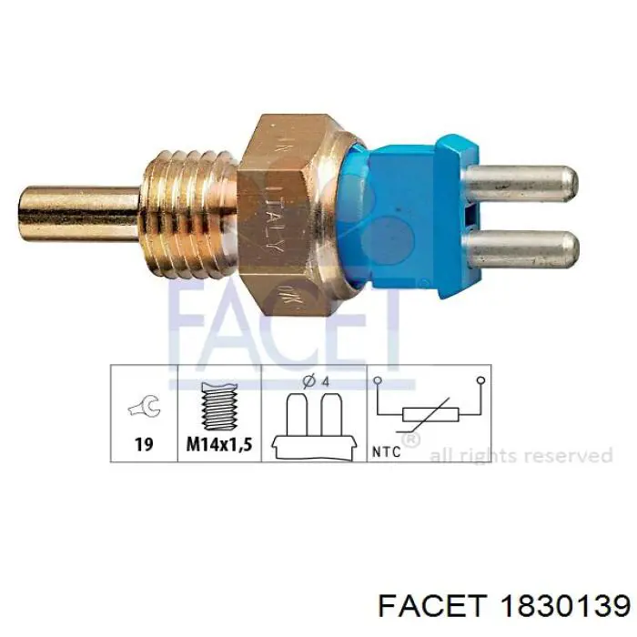Sensor de temperatura A0085424517 Mercedes