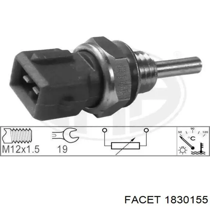 1.830.155 Facet sensor de temperatura del refrigerante