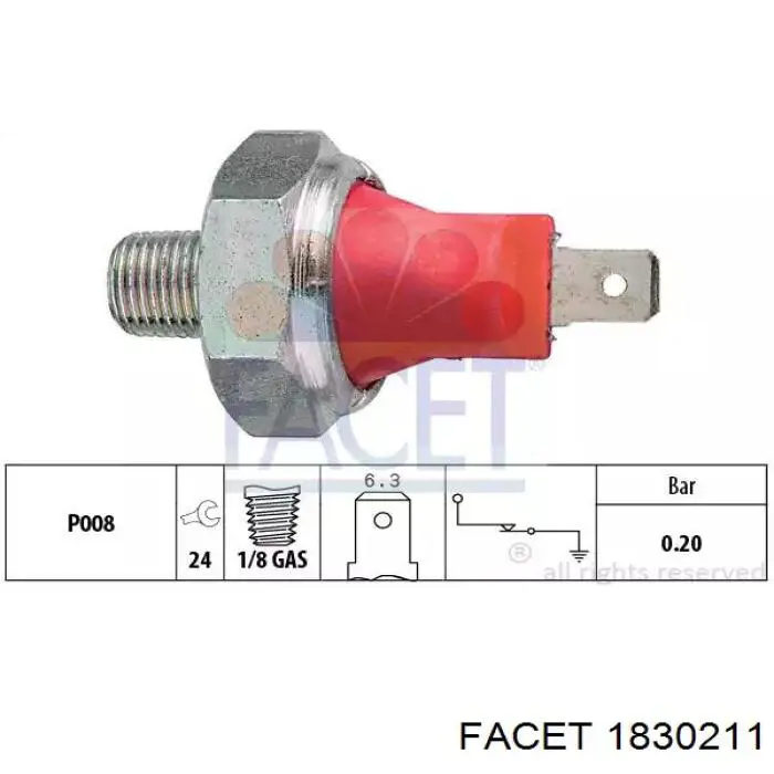 Sensor de temperatura 96056758 General Motors