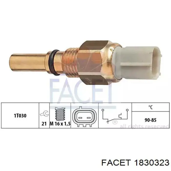 Sensor de temperatura del refrigerante del tablero Jakoparts J5622007