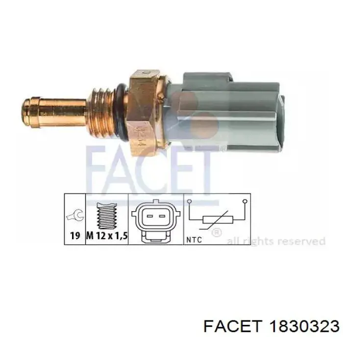 Sensor de temperatura del refrigerante del tablero J5622007 Jakoparts