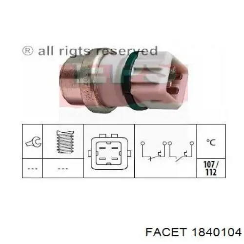 Comprar 4090034 Kamoka Sensor de temperatura de agua