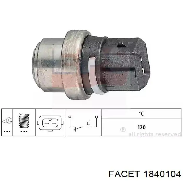 Sensor de temperatura 4090034 Kamoka