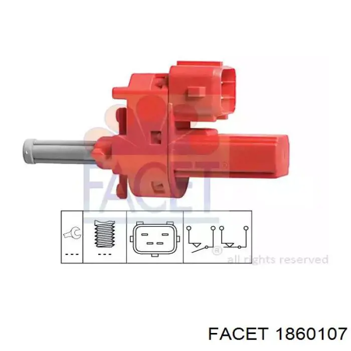 6871978 Ford Interruptor de marcha atras