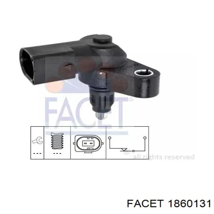 Interruptor, piloto de marcha atrás BMW 3 E46