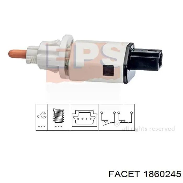 Interruptor piloto de marcha atrás Renault (RVI) 3200500QAD precio, desde 15,25 EUR