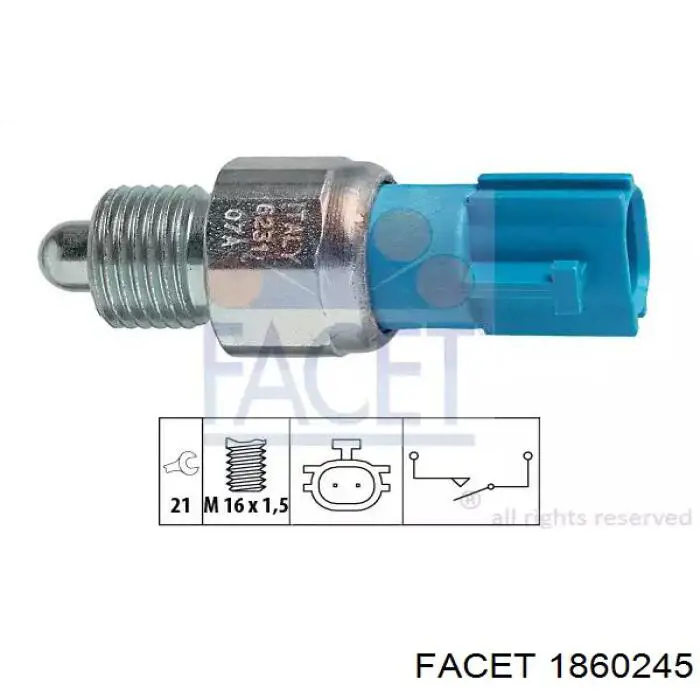 Comprar 3200500QAD Renault (RVI) Interruptor de luz de marcha atrás
