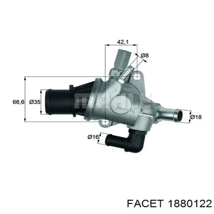 1.880.122 Facet termostato, refrigerante