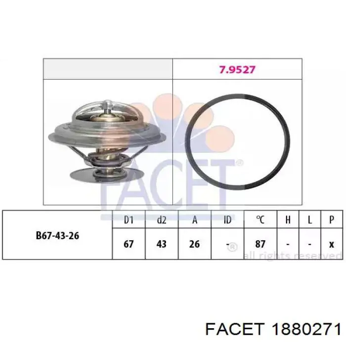 Termostato refrigerante Mercedes A6022000015
