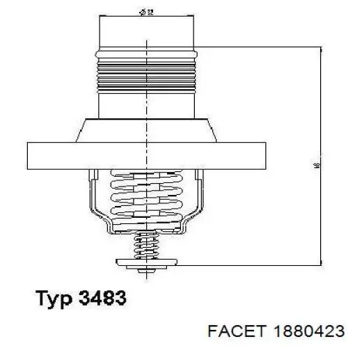 Termostato TRM106800 Open Parts