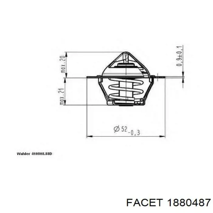 6994257 Ford Termostato de agua