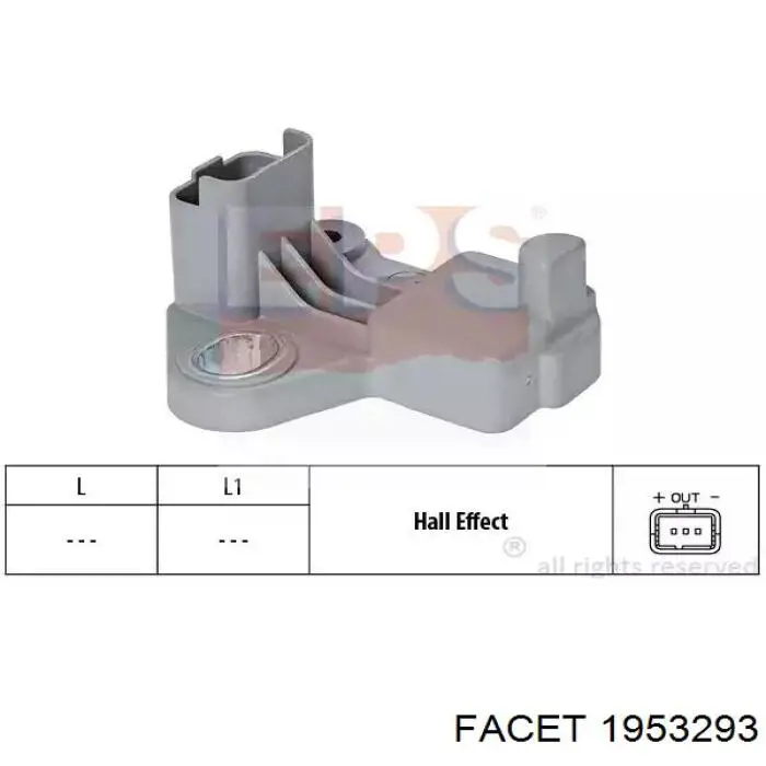 Sensor ckp Peugeot/Citroen 9646823380