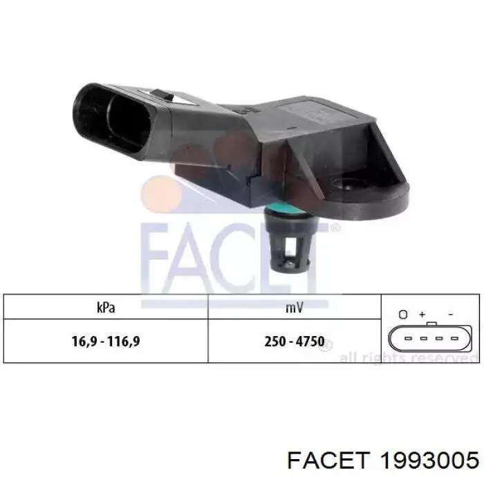 Sensor de presión del aire de admisión Peugeot/Citroen 00001920AN precio, desde 31,38 EUR