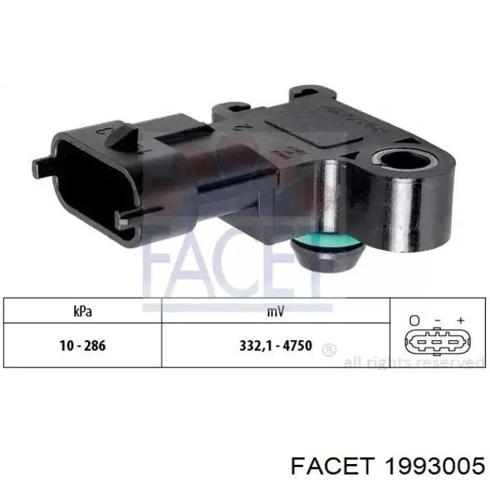 Comprar 00001920AN Peugeot/Citroen Sensor de presión del colector de admisión
