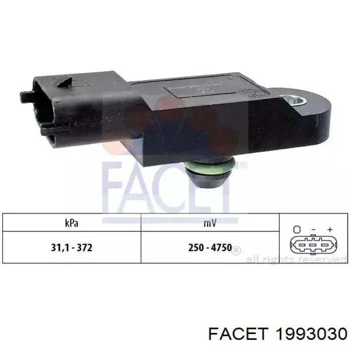 0603043SX Stellox Sensor De Presion Del Colector De Admision