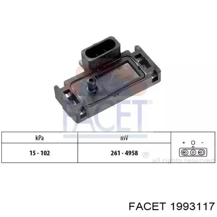 Comprar 35017 Bremi Sensor de presión del colector de admisión