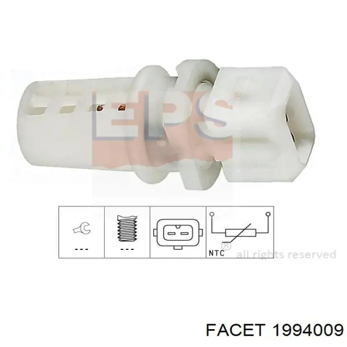 Comprar 1994009 Facet Sensor de temperatura del aire de admisión