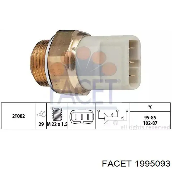 1.995.093 Facet sensor, posición mariposa