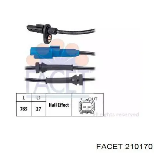 Sensor revoluciones de la rueda, trasero FAE 78333 precio, desde 34,23 EUR