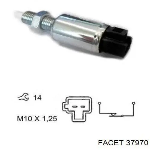 37970 Facet rotor del distribuidor de encendido