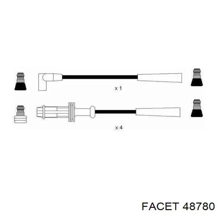 721 501 Hans Pries (Topran) juego de cables de encendido