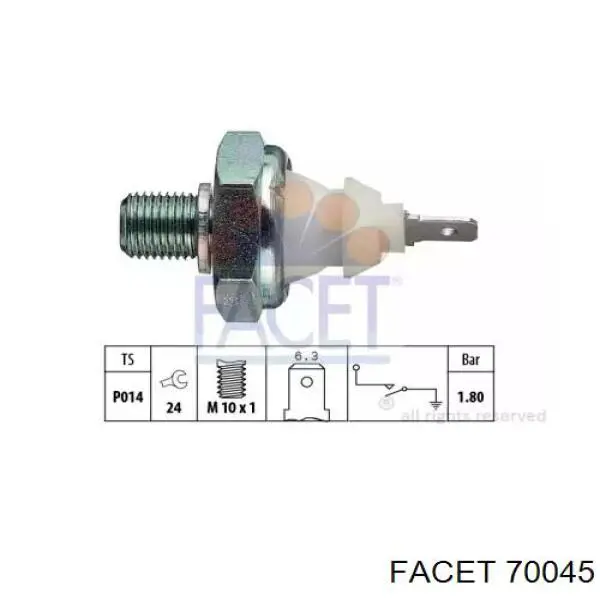 Sensor de presión de aceite 056919081 VAG