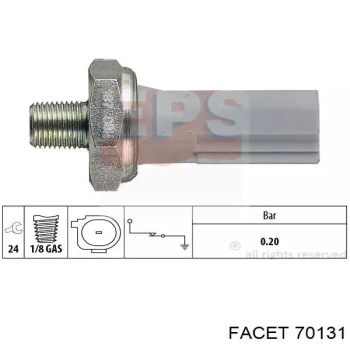 Sensor de aceite Renault (RVI) 7700417970