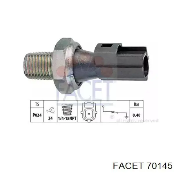 Indicador, presión del aceite Jaguar X-type CF1