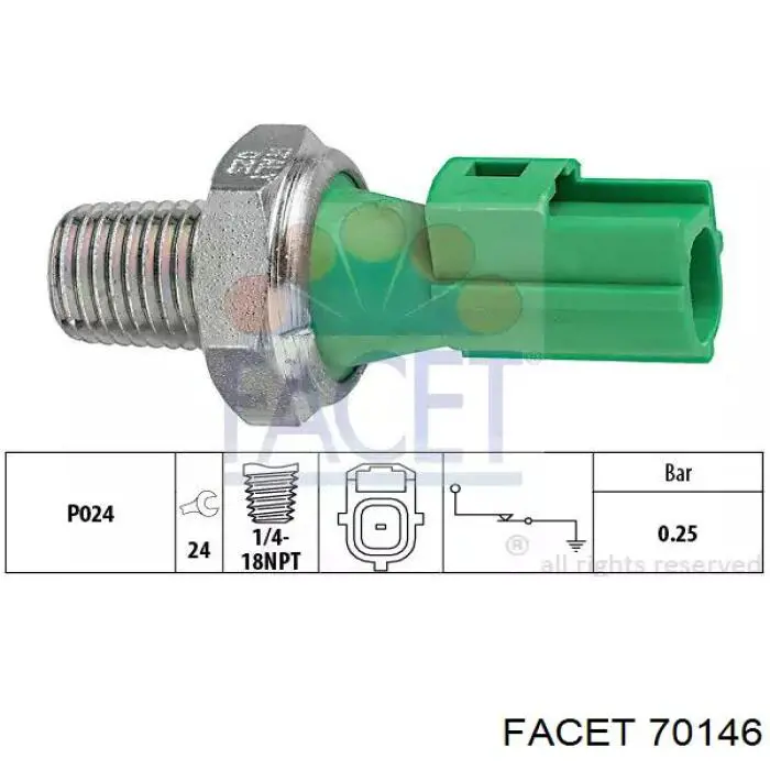 Comprar SW6900 Ford Sensor de presión de aceite