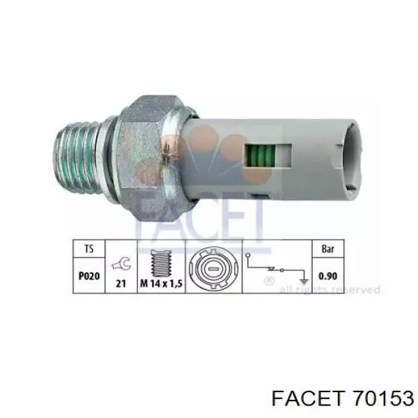 Comprar 8200062452 Renault (RVI) Sensor de presión de aceite