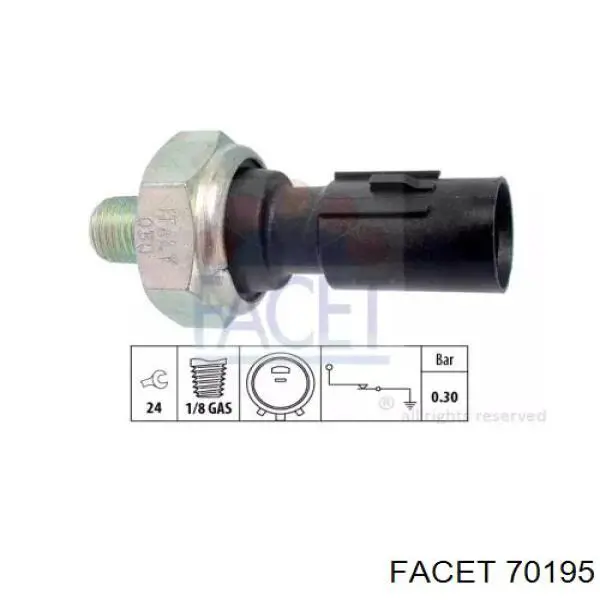 Comprar 110HH01 Ashika Sensor de presión de aceite