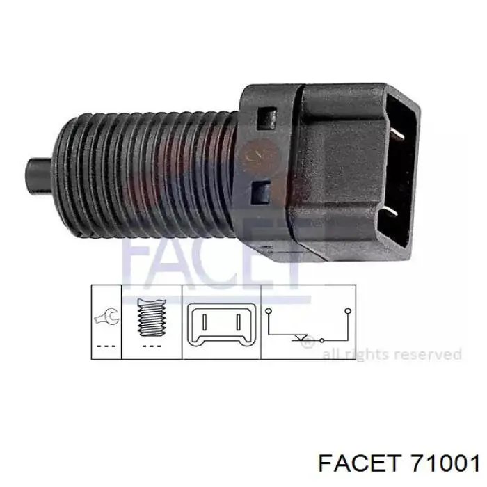 510001 KW interruptor luz de freno