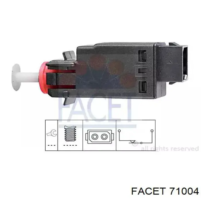 Interruptor de luz de freno Facet 71004 precio, desde 4,70 EUR