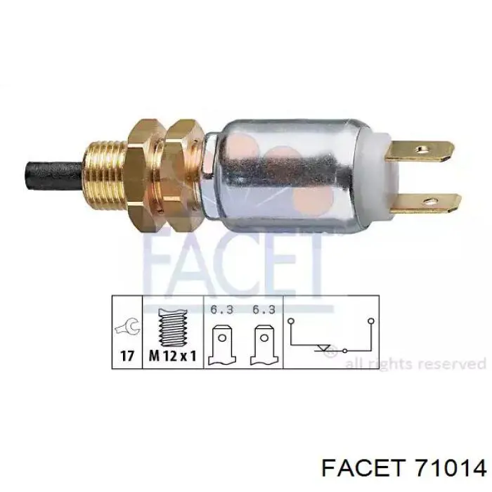 Interruptor de luz de freno 500496 Hans Pries (Topran)