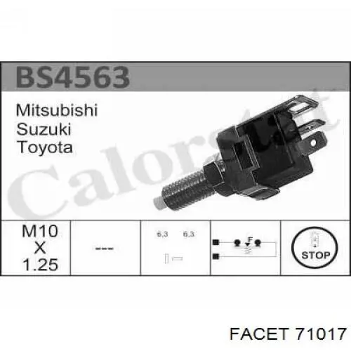 Interruptor luz de freno para Mitsubishi Galant (E5A, E7A, E8A)