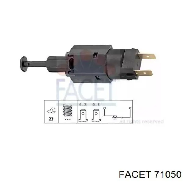 Comprar 71050 Facet Interruptor de luz de freno