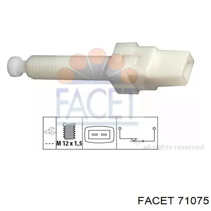 Interruptor de luz de freno 30870941 Volvo