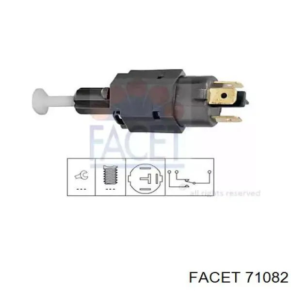 Interruptor de luz de freno Facet 71082 precio, desde 14,32 EUR
