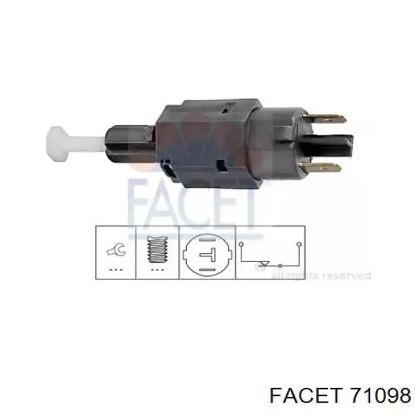 EX12027 Euroex Interruptor luces de freno