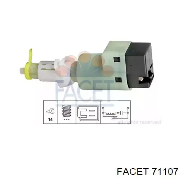 3500019 Hoffer interruptor luz de freno