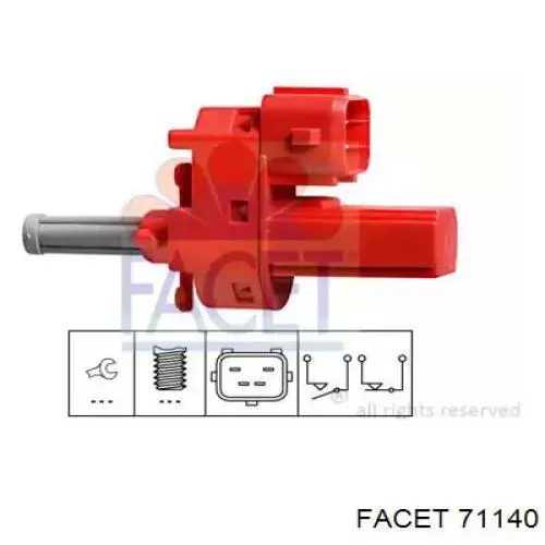 Interruptor de embrague 1066391 Ford
