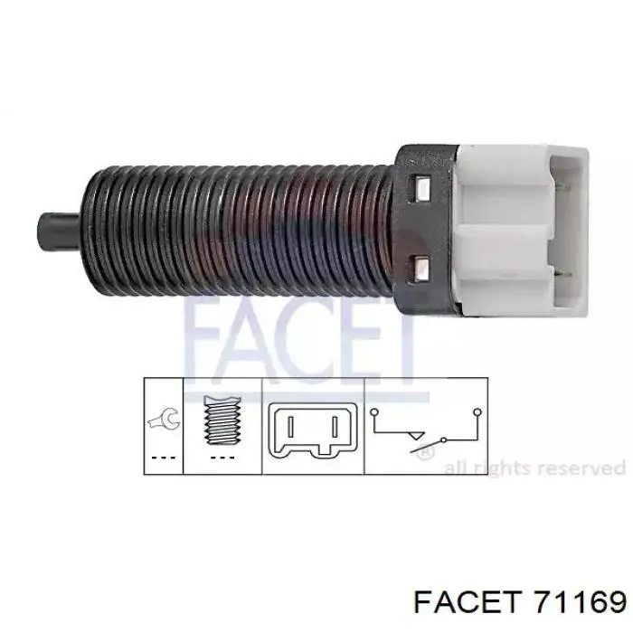 B00166490 Mazda Interruptor luces de freno