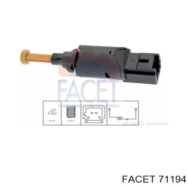 Interruptor de luz de freno Facet 71194 precio, desde 9,29 EUR