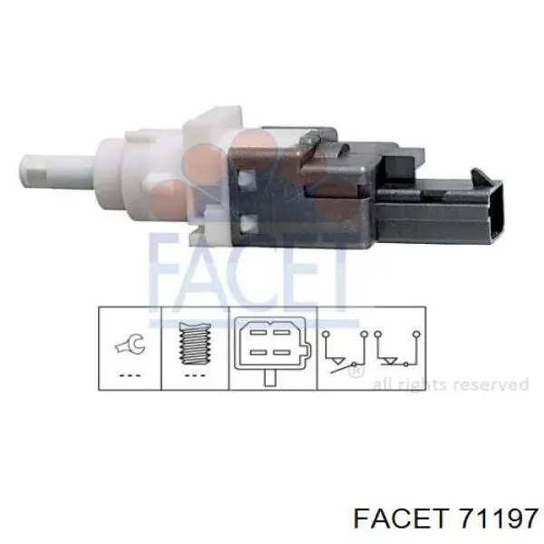 Comprar 71197 Facet Interruptor de luz de freno